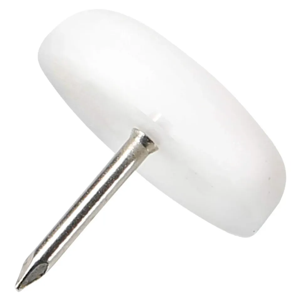 Adsamm PG-N-WH-22 feltrini con chiodo 100 pz Ø22 mm bianchi