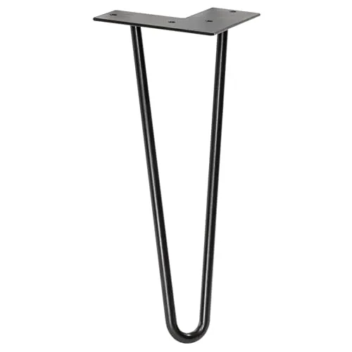 WAGNER Hairpin Leg ST 8230 gamba mobile 30 cm nera 1 pz