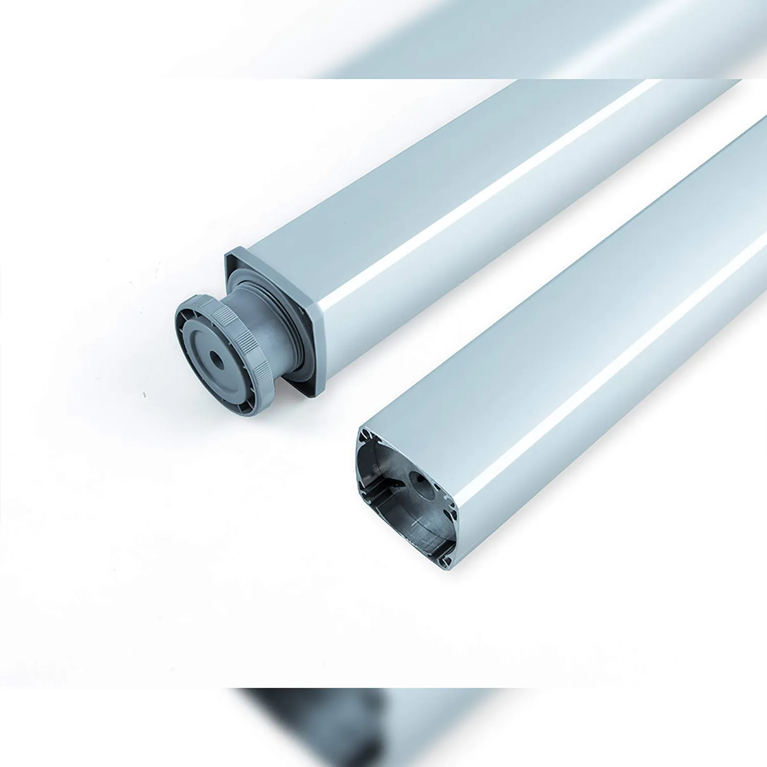 Emuca 2035862 Gamba Tavolo Quadrata Alluminio 830 mm