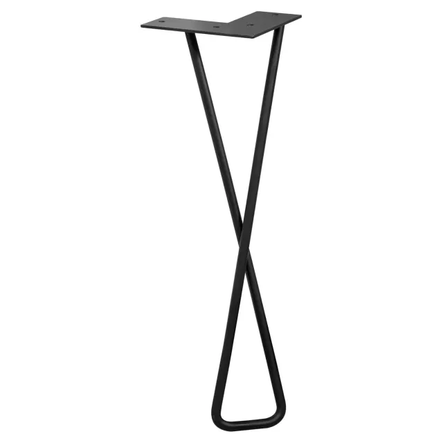 Wagner Hairpin Twist ST 8340 gamba retrò 40 cm nera 1 pz