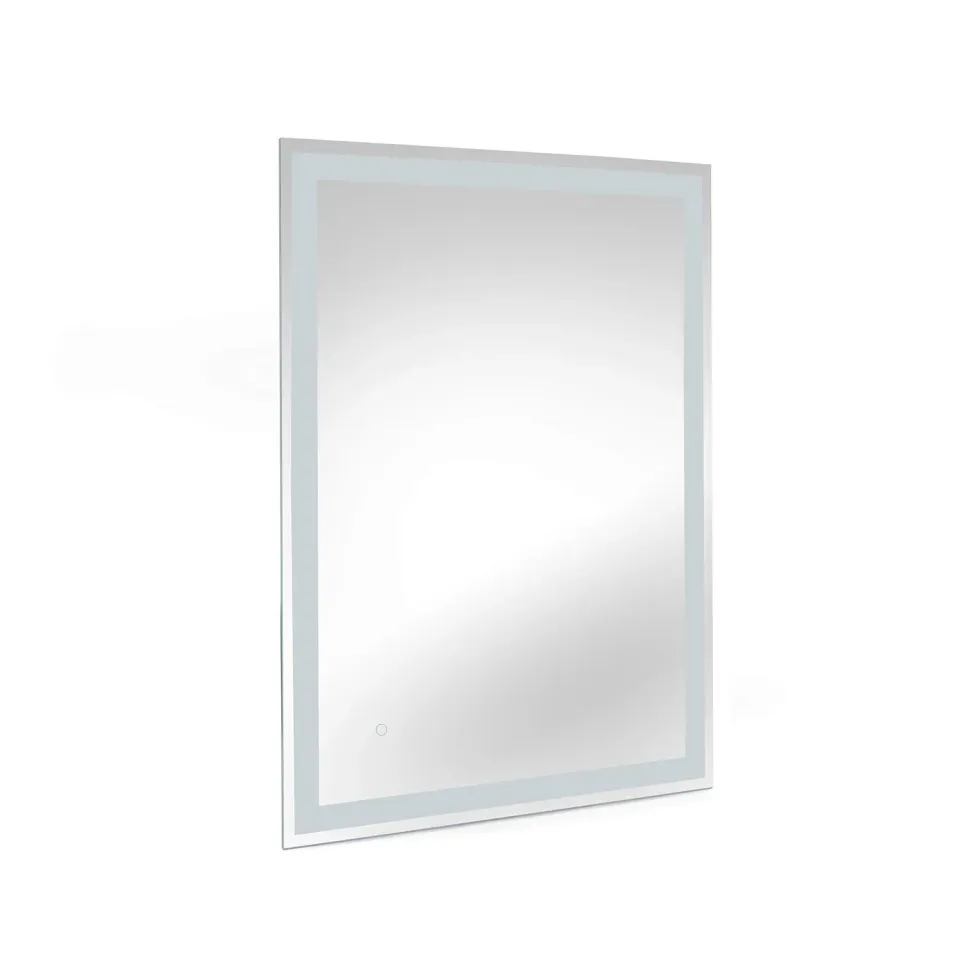 Emuca Specchio bagno LED 60x80 cm touch antiappannamento