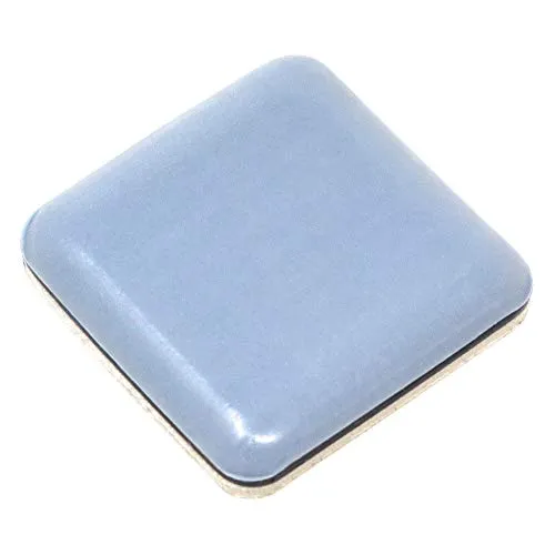 Adsamm Pattini PTFE 30x30 mm 4 Pezzi Quadrati Grigi Autoadesivi