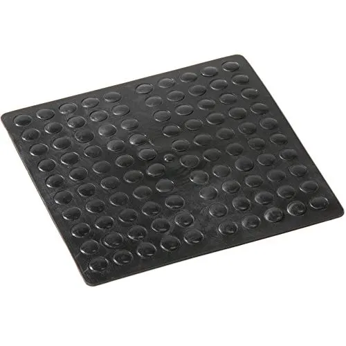 Adsamm Paracolpi Mobili Adesivi Semisferici 7 mm Neri 100 Pezzi Antigraffio