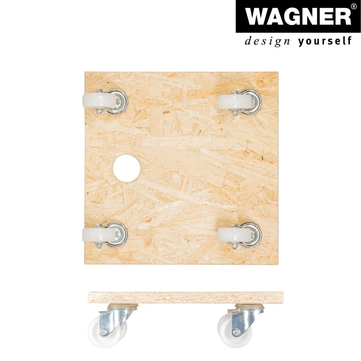 Wagner MM 1356 carrello trasporto 29x29 cm portata 250 kg