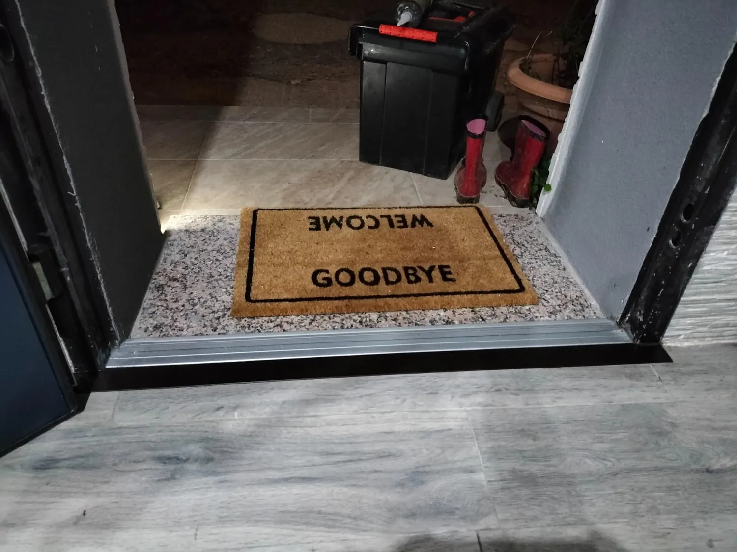Gedotec soglia pavimento alluminio 715 mm argento battuta