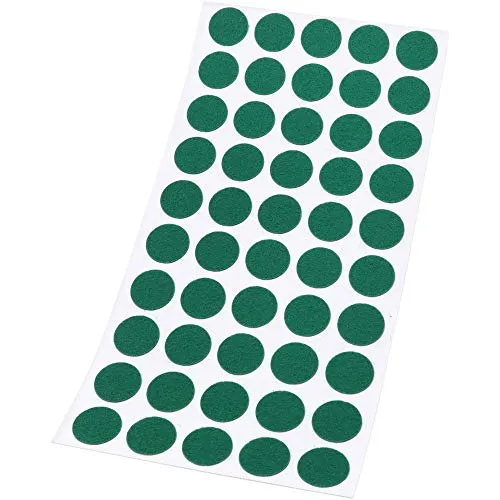 Adsamm Feltrini Ultrasottili Ø16mm Verde 50pz 1,5mm