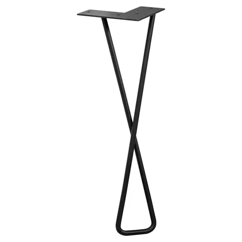 Wagner Hairpin Twist ST 8340 gamba retrò 40 cm nera 1 pz