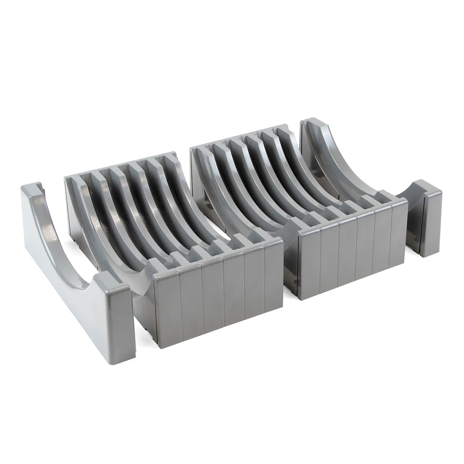Emuca Portapiatti Organizer 13 Piatti 350x270 mm Grigio