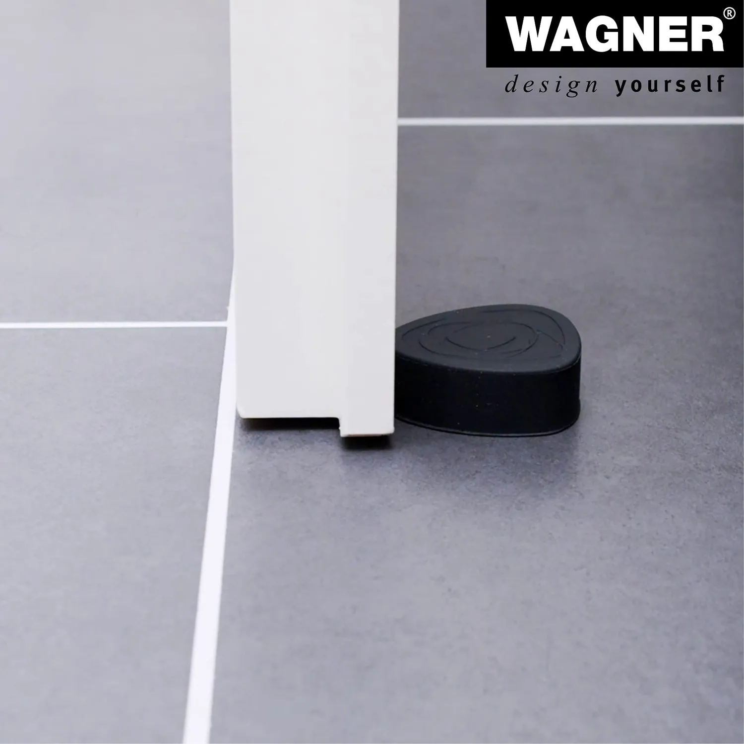 Wagner Space Design 15515211 fermaporta pavimento gomma Ø 54 mm