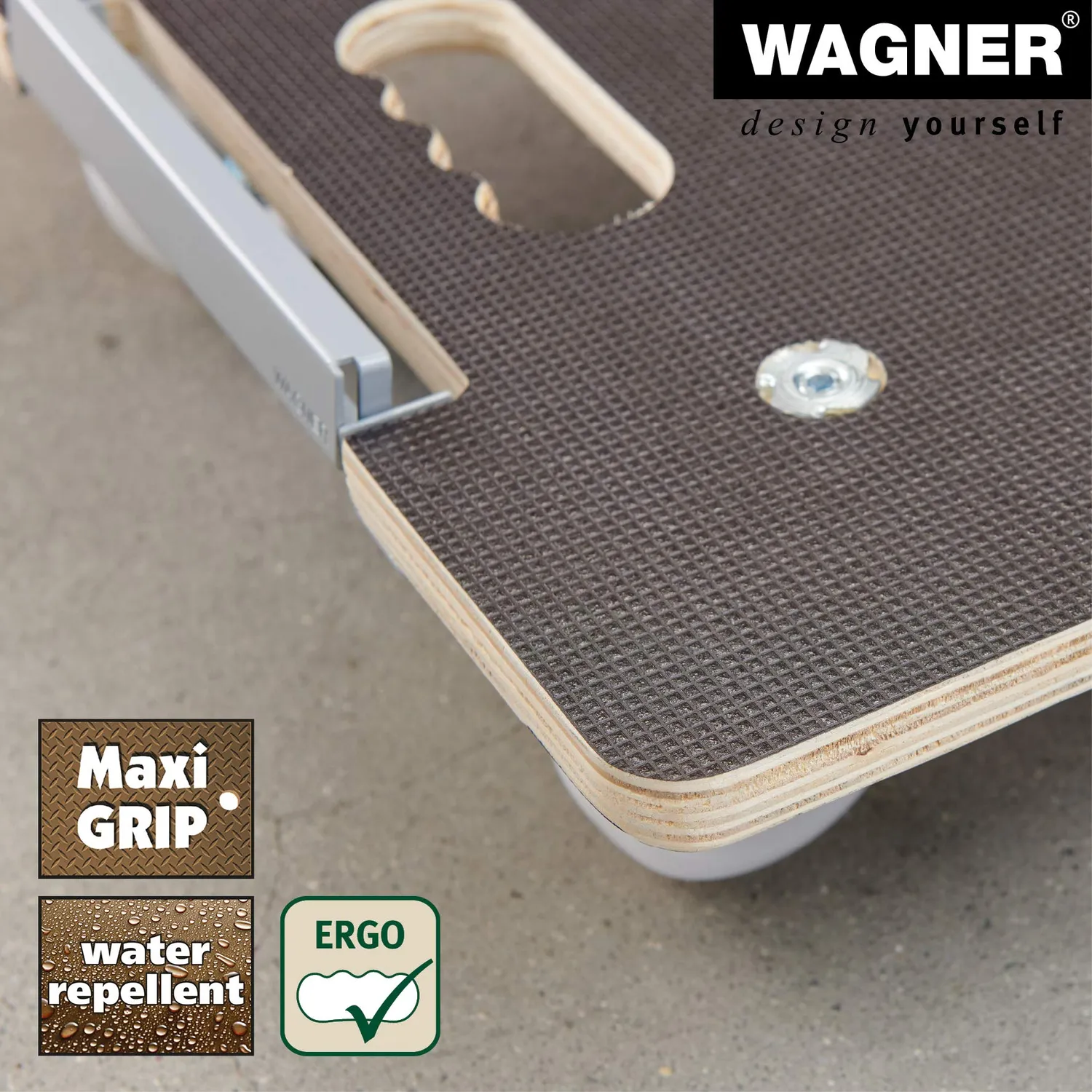 Wagner MM 1381 20138101 Carrello Eurobox 63x43 cm 250 kg Antiscivolo