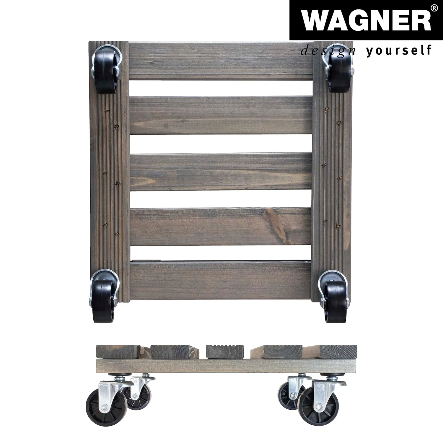 Wagner Vintage carrello piante legno 29x29 cm grigio 150 kg