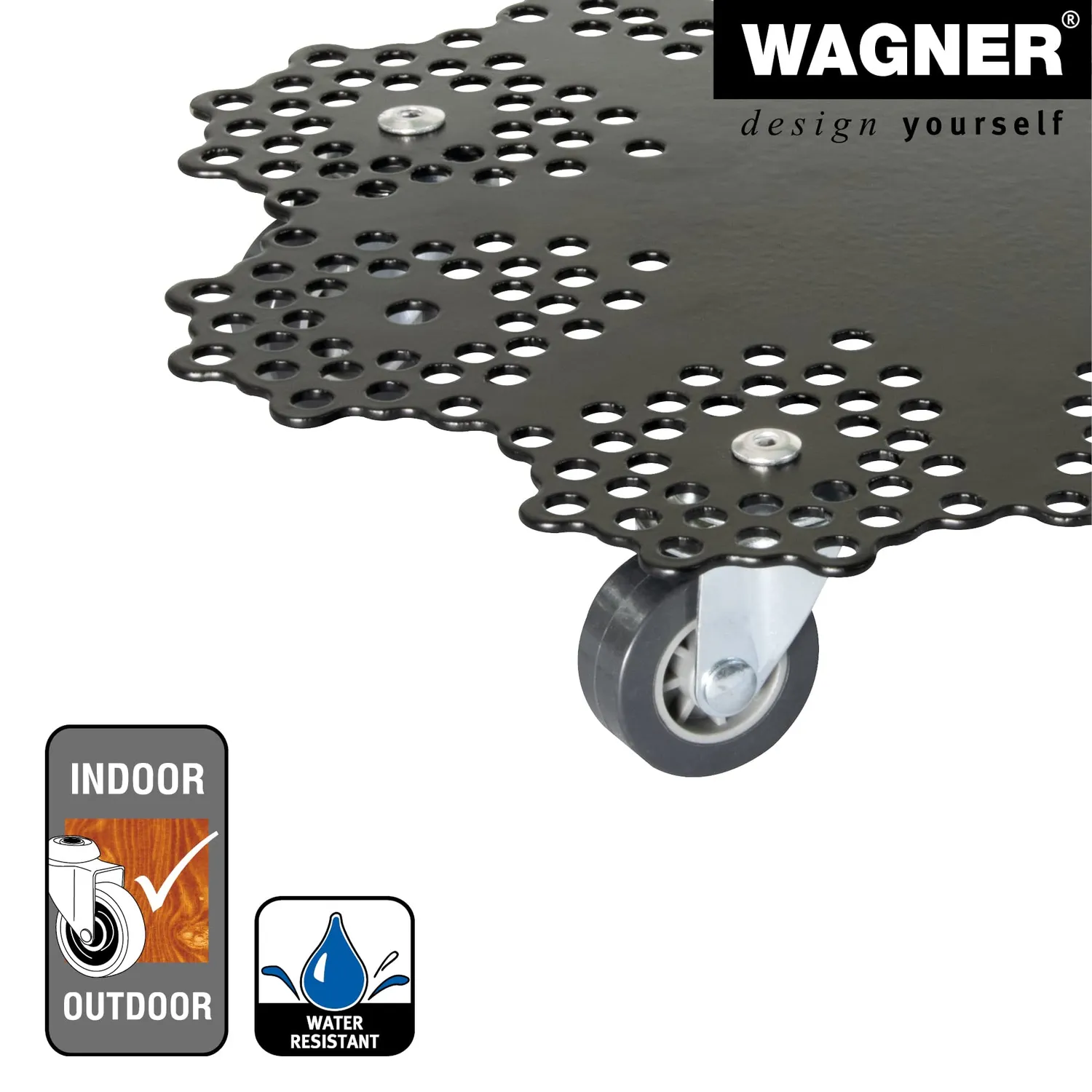 WAGNER Nostalgia 20094901 carrello piante acciaio 100 kg