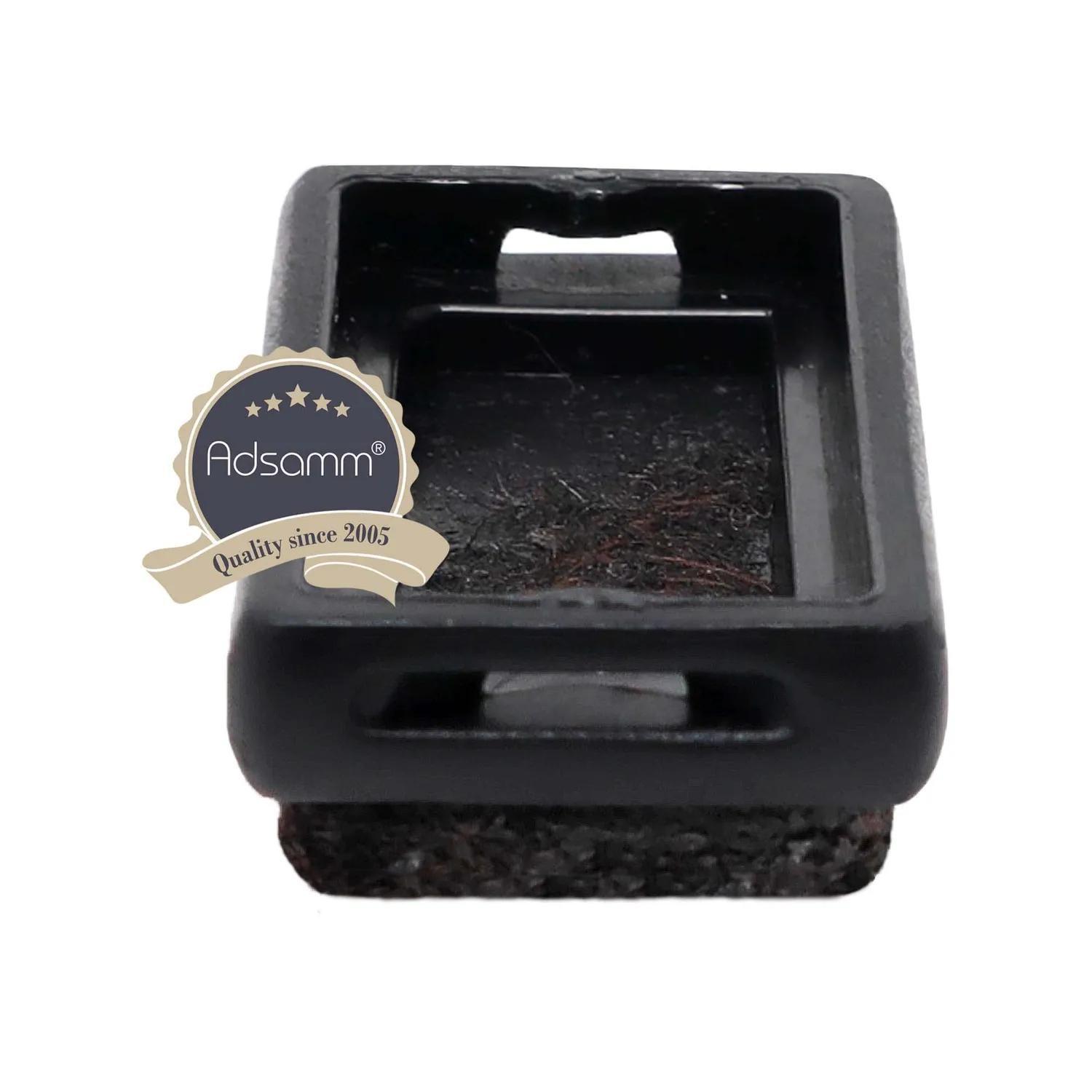 Adsamm ricambio feltro puntali a slitta nero 19x33 mm 1 pz