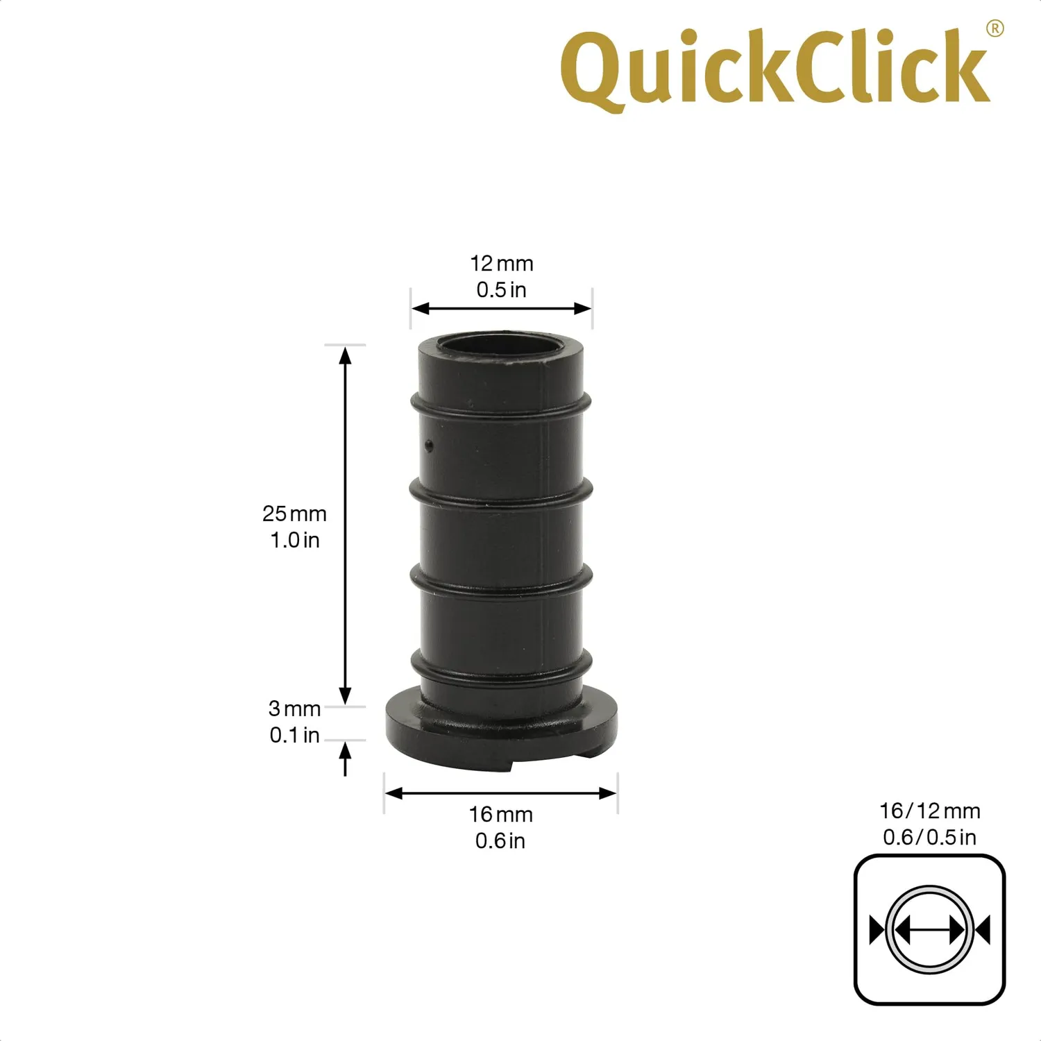 Wagner QuickClick 15785800 basi inserire Smart 4pz 12/16 mm