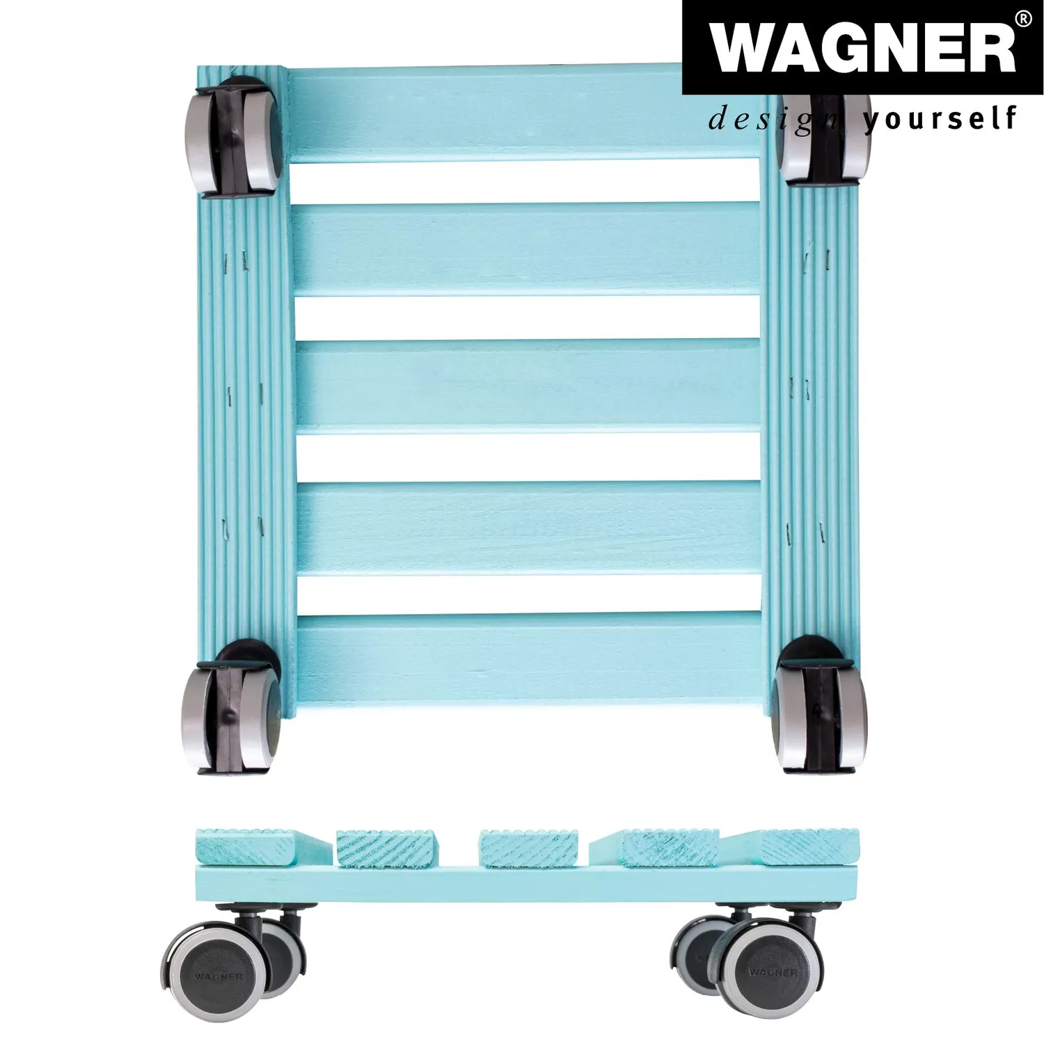 Wagner Aqua Splash carrello piante 28x28cm blu portata 100kg