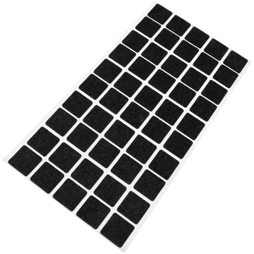 Adsamm Ultrasottili 20x20 mm Feltrini Neri 50 pz 1,5 mm