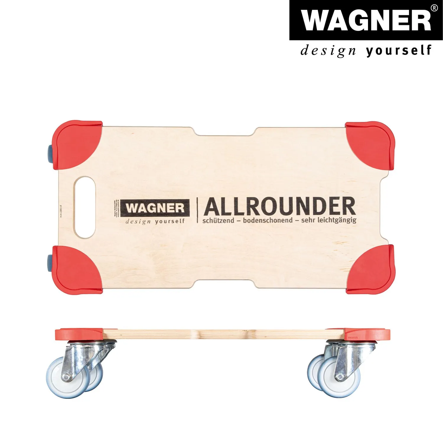 Wagner MM 1335 carrello trasporto legno 59x29 cm 300 kg
