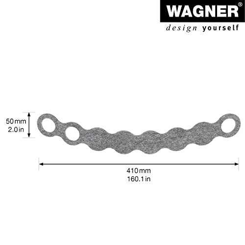 Wagner EH 3019 fermaporta maniglia feltro grigio adattabile