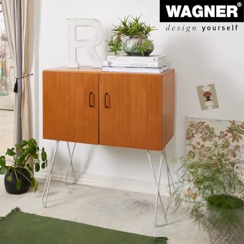 Wagner Hairpin Leg 12834601 gamba tavolo grigia 40 cm