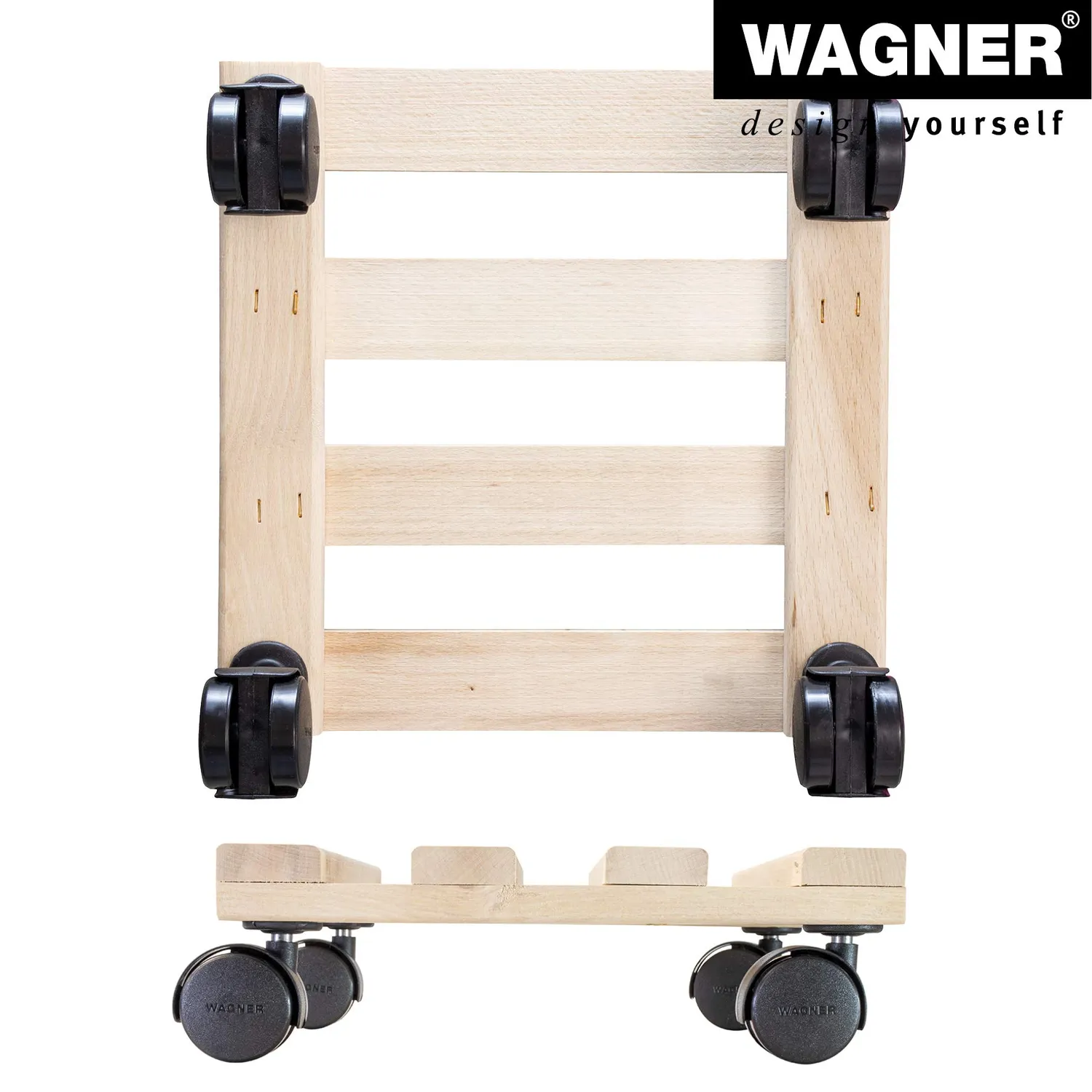 Wagner Paletti GH 0330 carrello piante legno 28x28 cm 100 kg