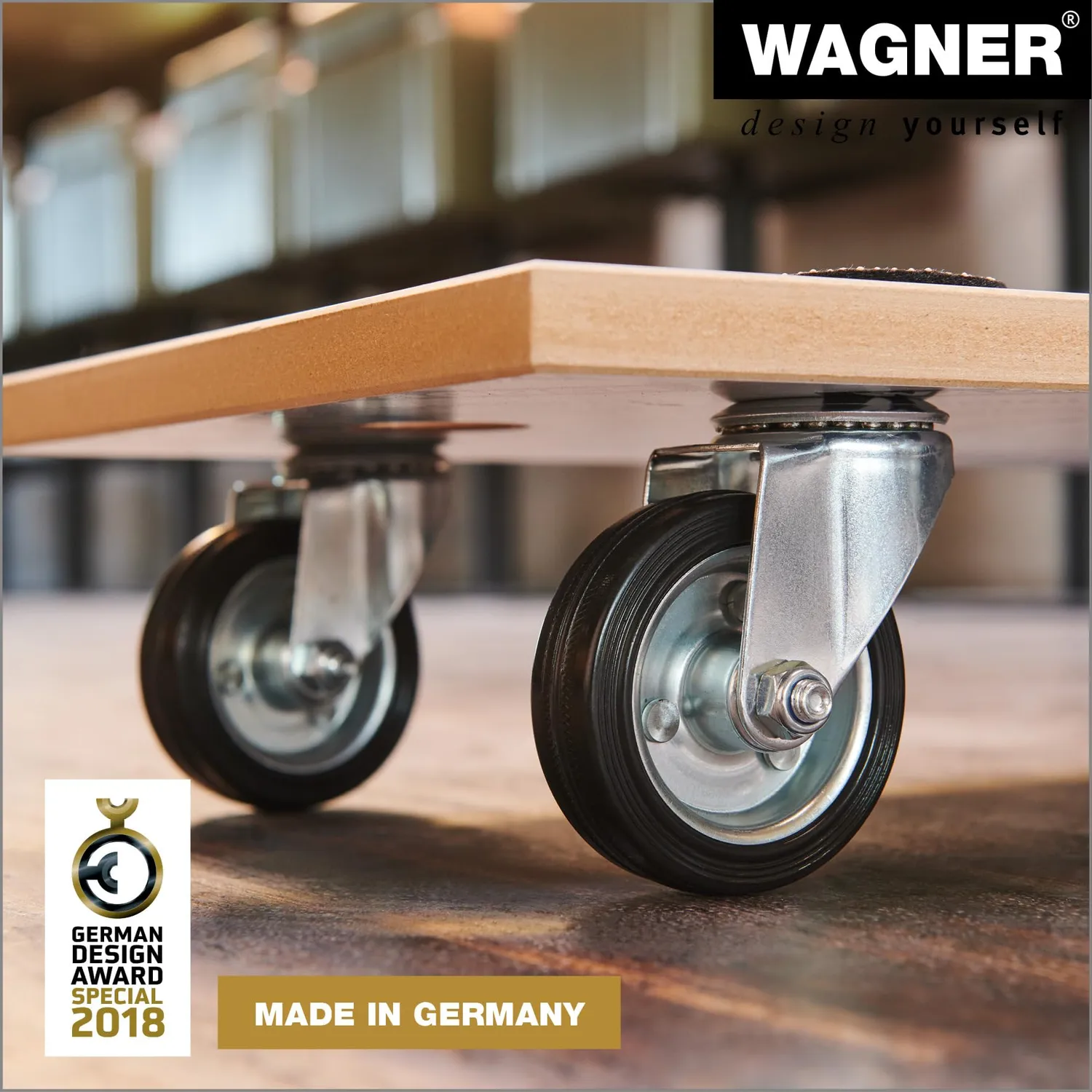 Wagner MM 1316 carrello trasporto legno 57,5x30 cm 250 kg