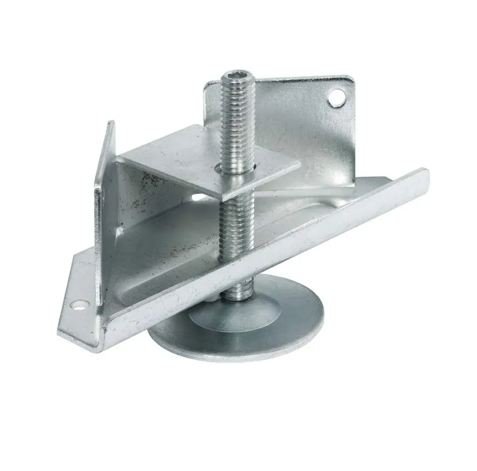 Gedotec Base piedino regolabile M10 mobile zincato 1 pezzo