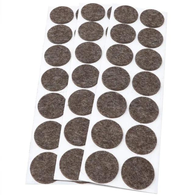 Adsamm Quality 32 mm feltrini autoadesivi 42 pezzi marrone tondi