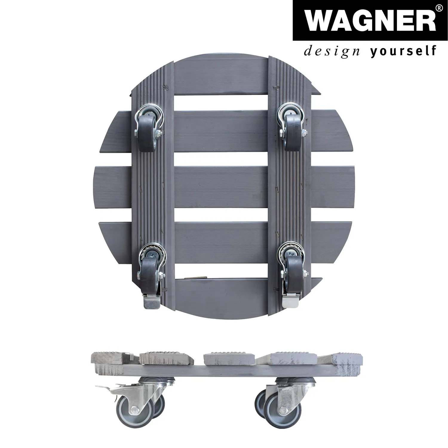 Wagner Creo carrello piante grigio Ø38 cm 200 kg