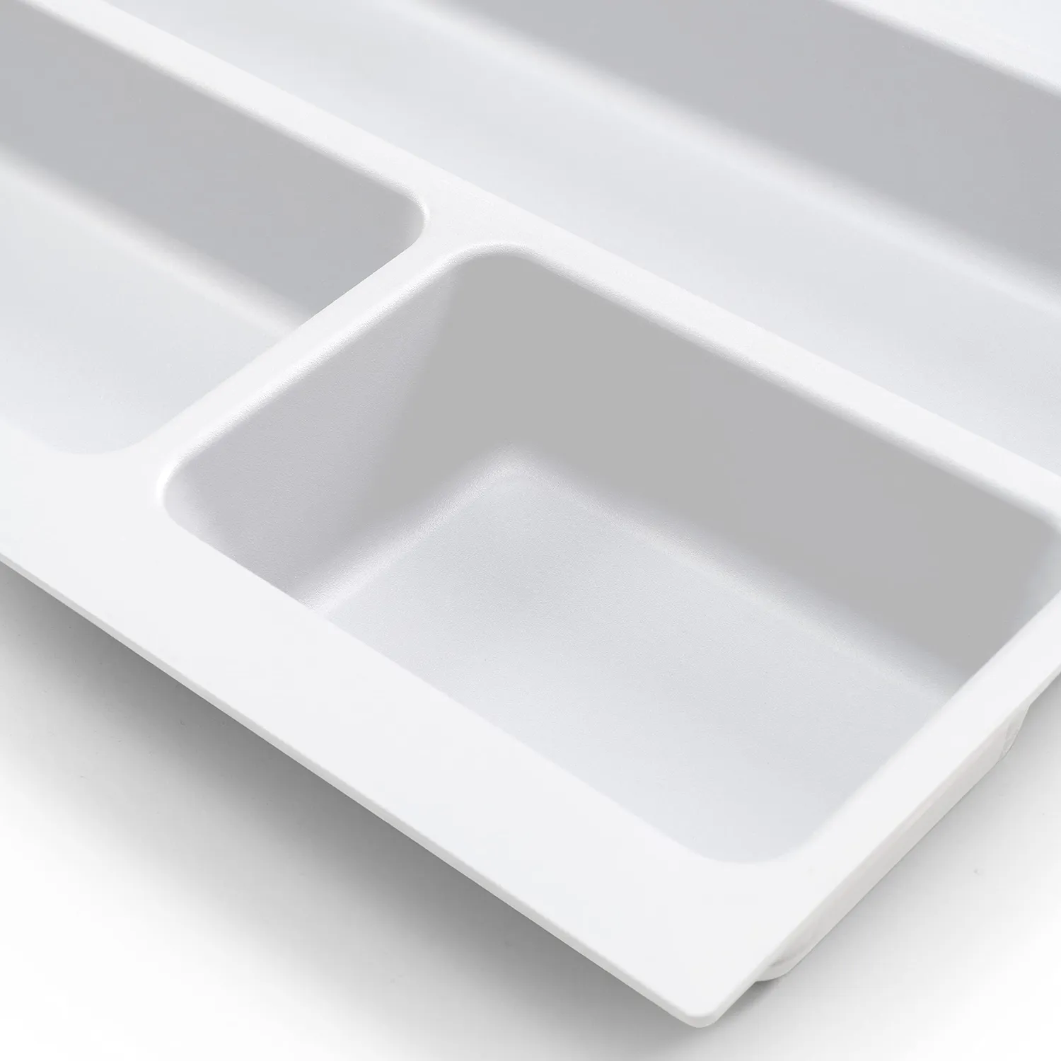 Emuca Vertex portaposate cassetto 600 bianco plastica