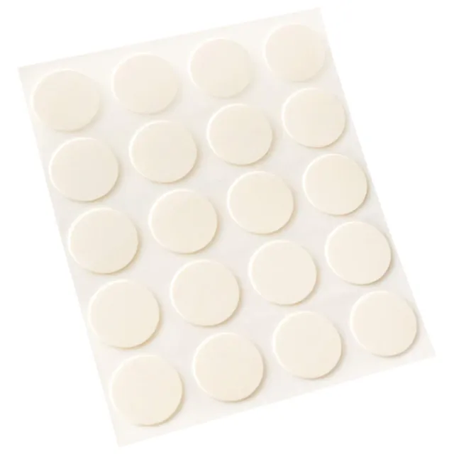 Adsamm copriforo adesivi crema 13 mm 20 pezzi ultrasottili