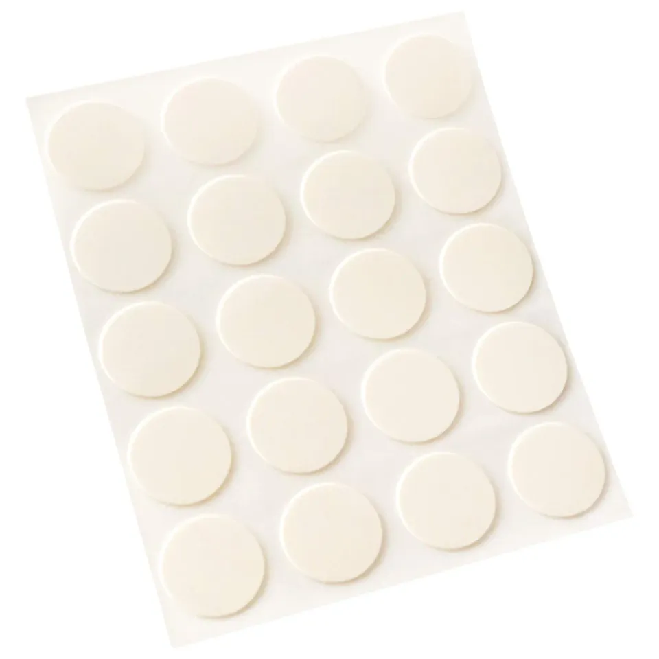 Adsamm copriforo adesivi crema 13 mm 20 pezzi ultrasottili