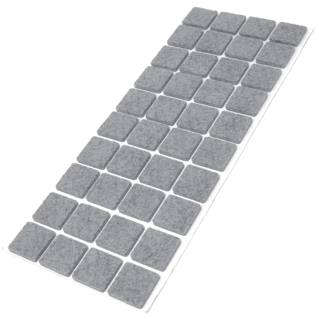 Adsamm Feltrini Autoadesivi Grigi 25x25 mm 40 Pezzi
