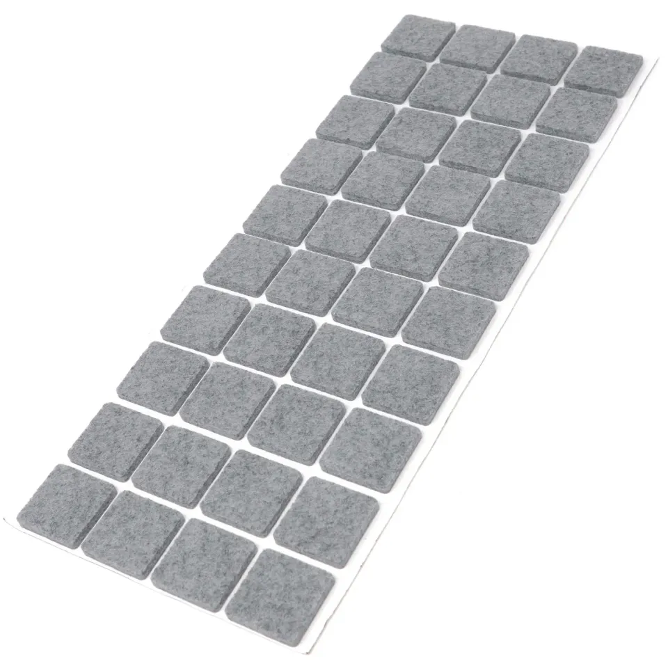 Adsamm Feltrini Autoadesivi Grigi 25x25 mm 40 Pezzi