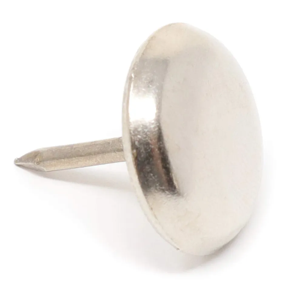 Adsamm Scivoli Metallo Chiodo Ø 20 mm Argento 16 Pz