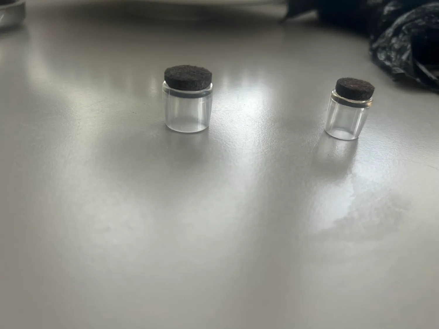 Adsamm Puntali Esterni con Feltro 15-16 mm Trasparenti 16 pz
