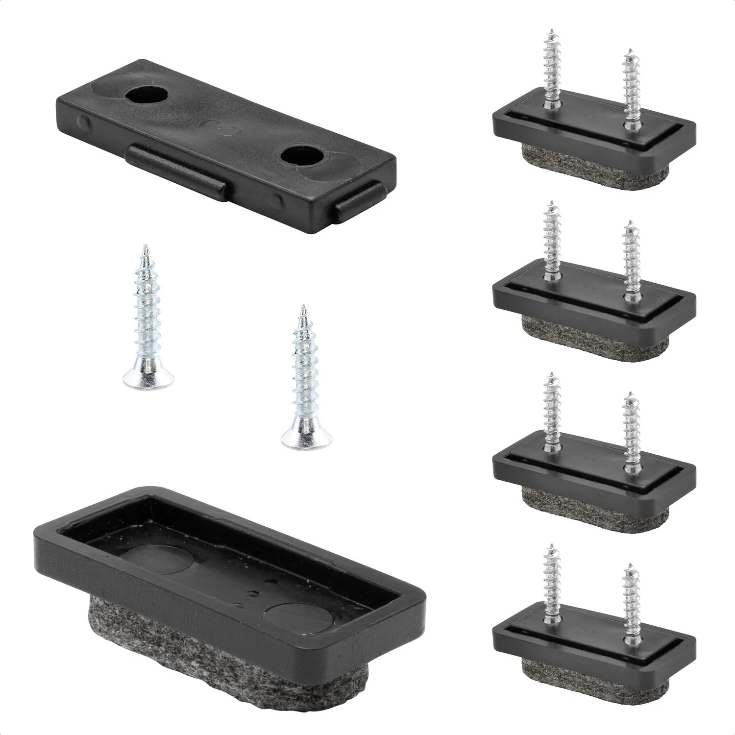 Wagner QuickClick Pattini Hyper Avvitare 32x15 mm 4 pz