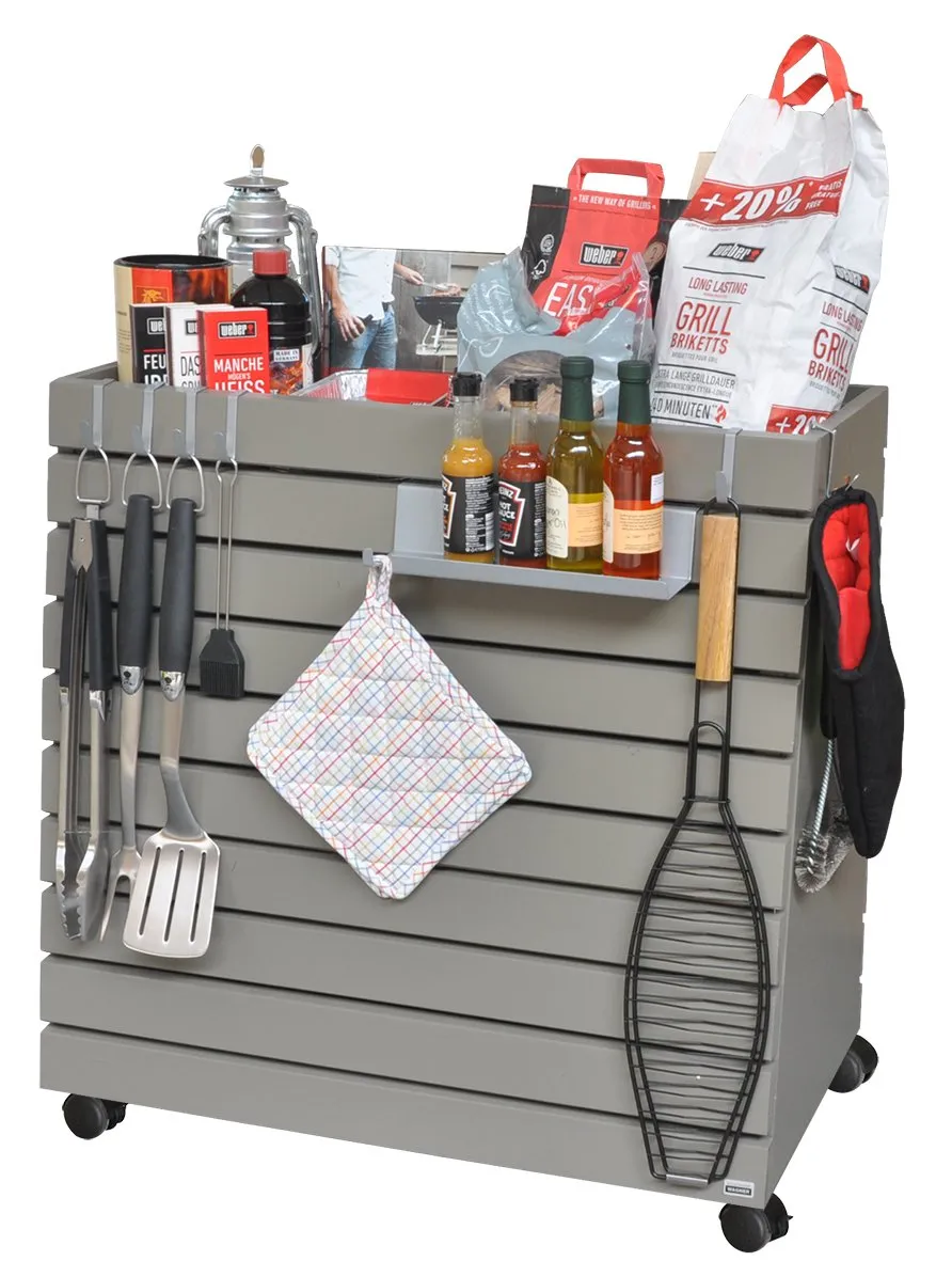 WAGNER GreenBOX L fioriera rialzata legno 79x80x43 cm con ruote