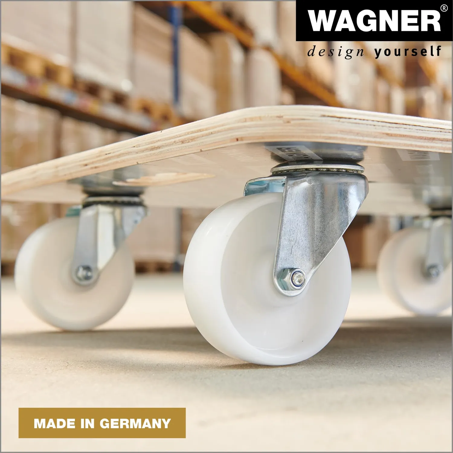 Wagner MM 1113 carrello trasporto 59x49 cm 400 kg antiscivolo