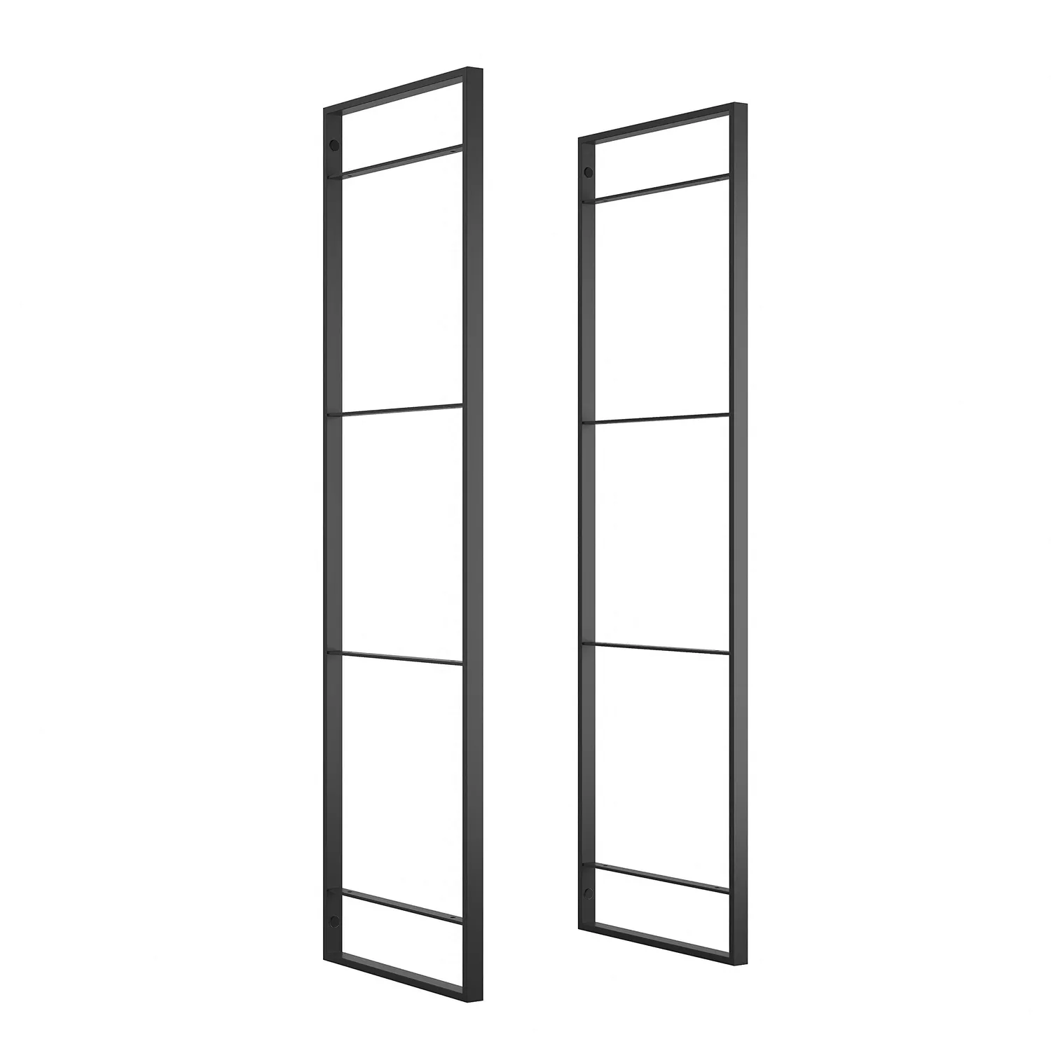 Emuca Scaffale Industriale 1150mm Nero Mogano 4 Ripiani