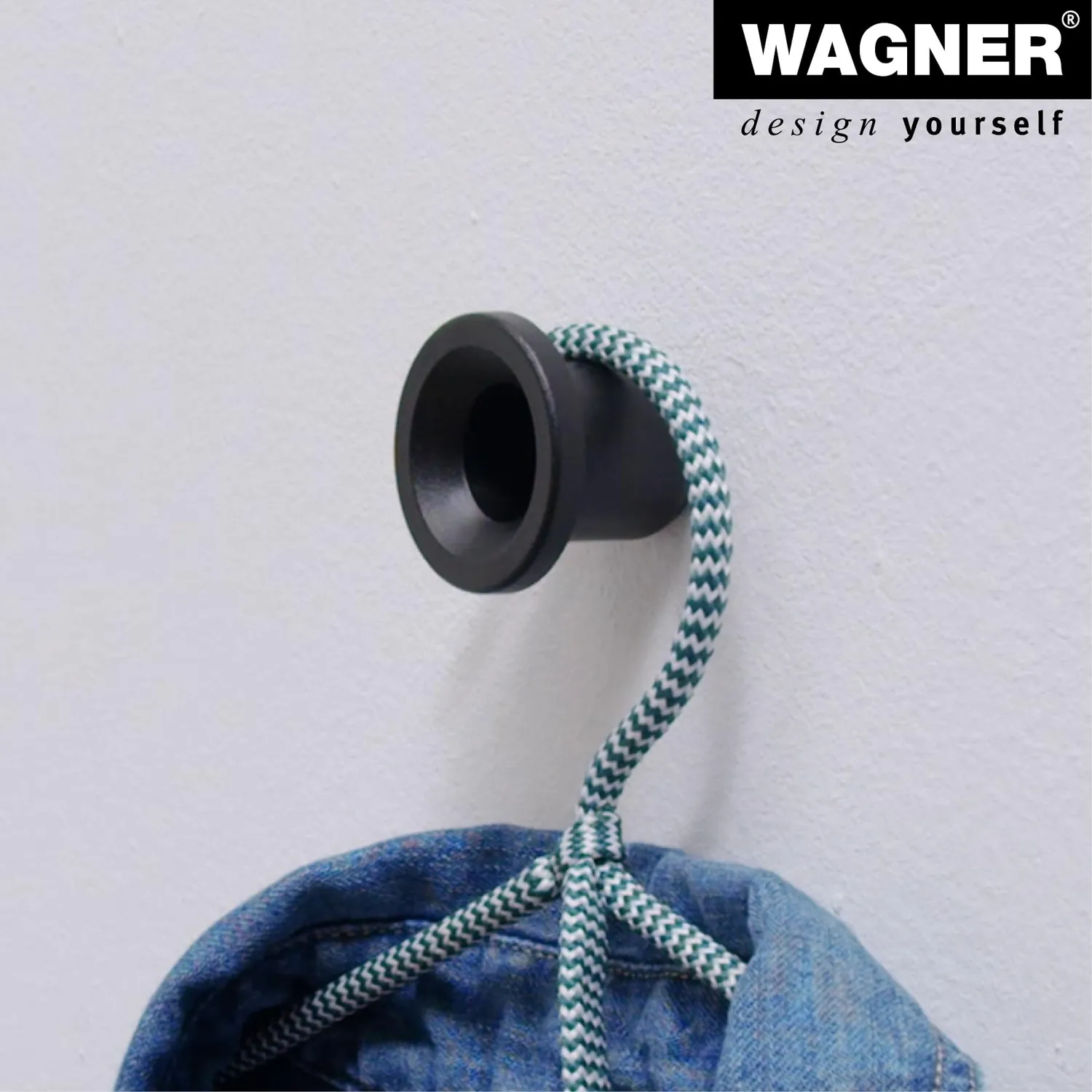 Wagner hooks4home Rotondo EH 0450 gancio parete Ø 40 mm plastica