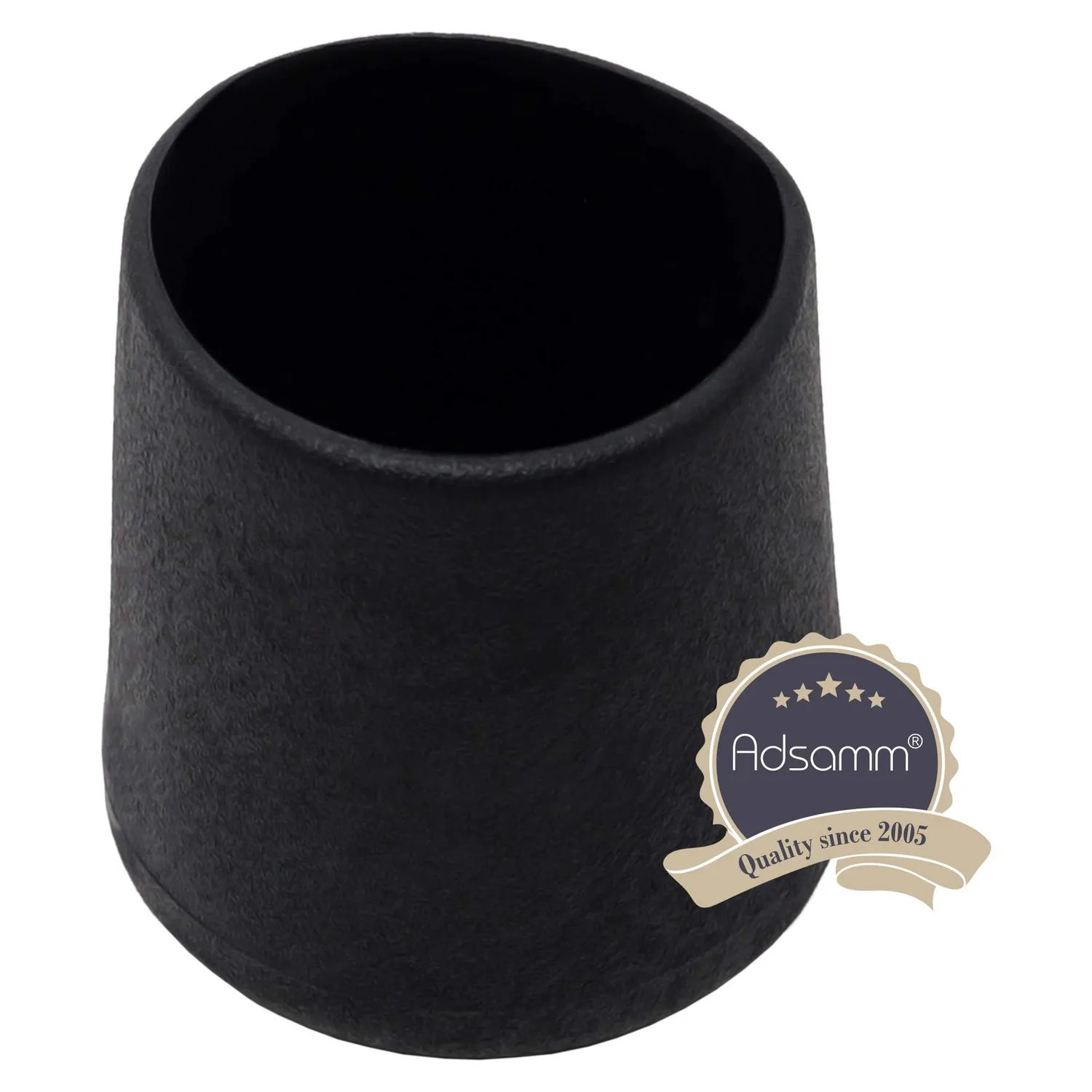 Adsamm Puntale Avvolgente Esterno Ø 35-36 mm Tappo 16 pz Nero Feltro