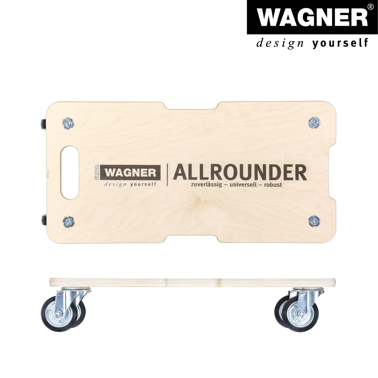 Wagner MM 1327 carrello trasporto 59x29 cm portata 300 kg