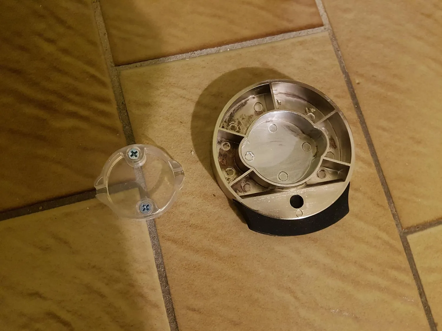 Wagner Fermaporta Pavimento Ø50 mm Zinco Avvitare Incollare
