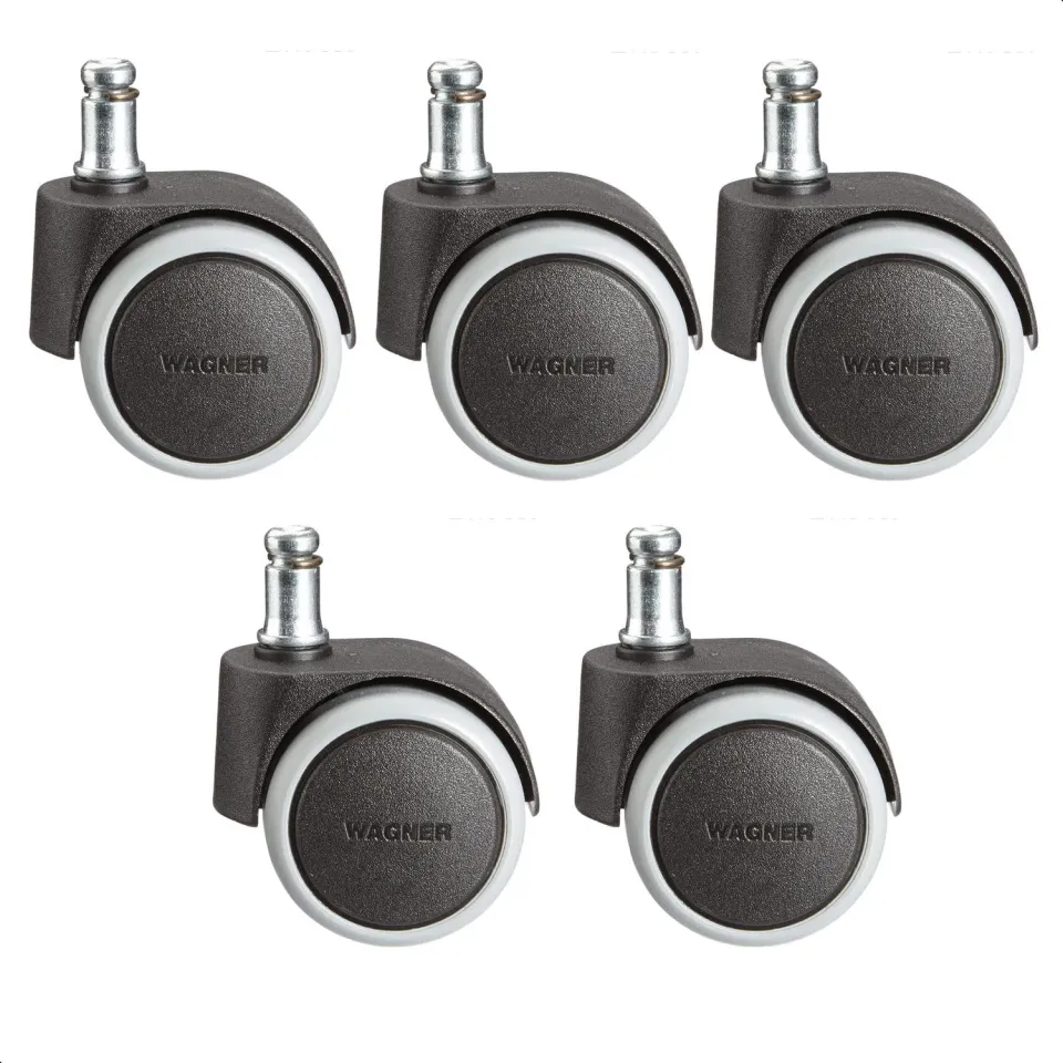 Wagner RO 4011 Ruote Sedia Ufficio Set 5 Morbide Grigie
