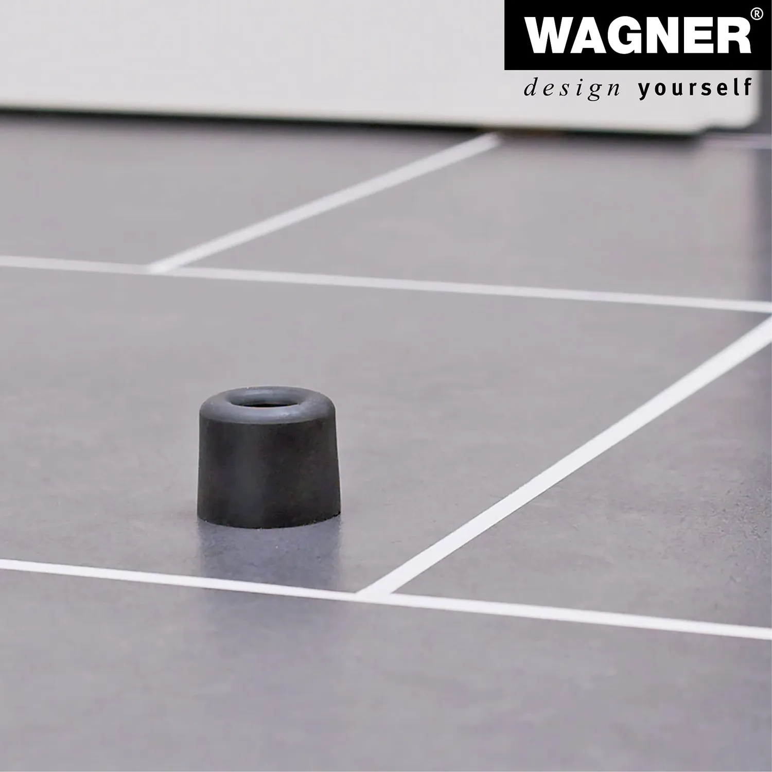Wagner Vulkano Small fermaporta Ø30 mm rosso