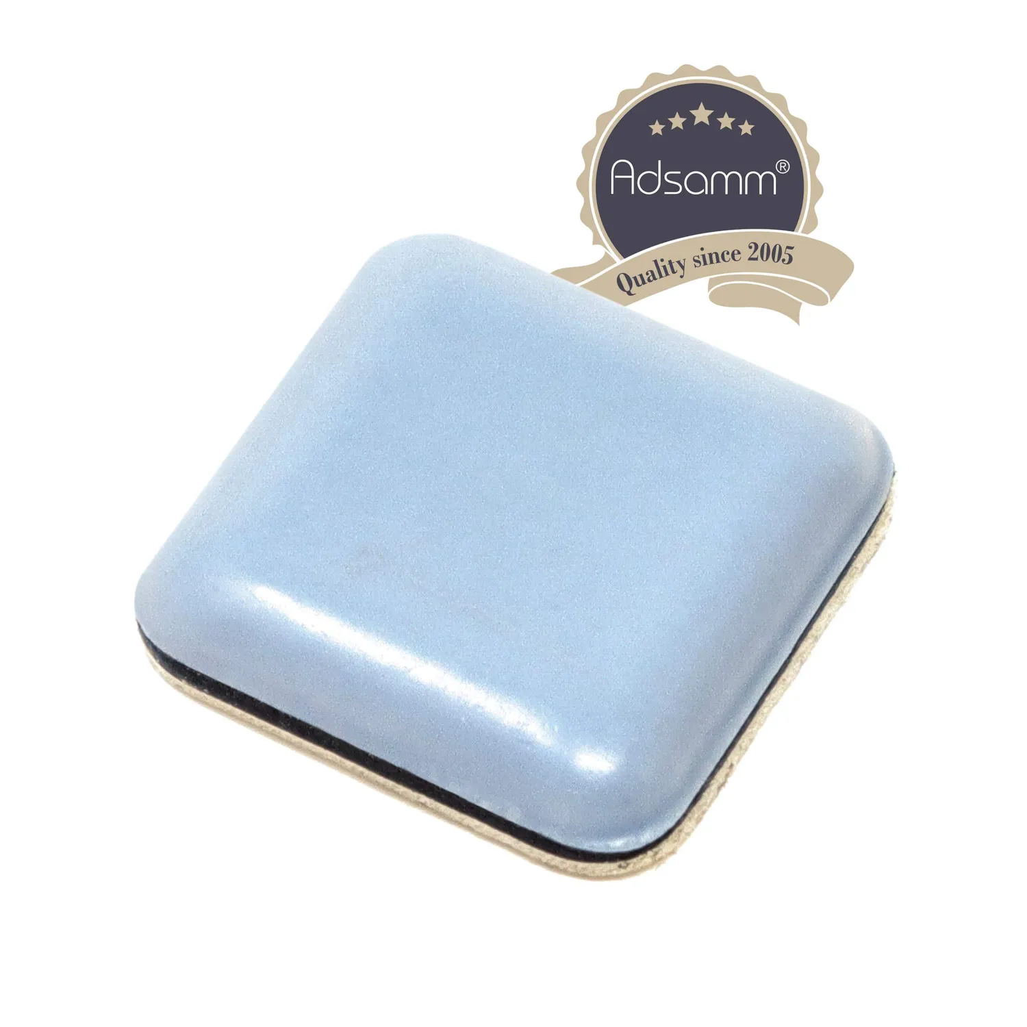 Adsamm pattini PTFE quadrati 24x24 mm set 4 pezzi