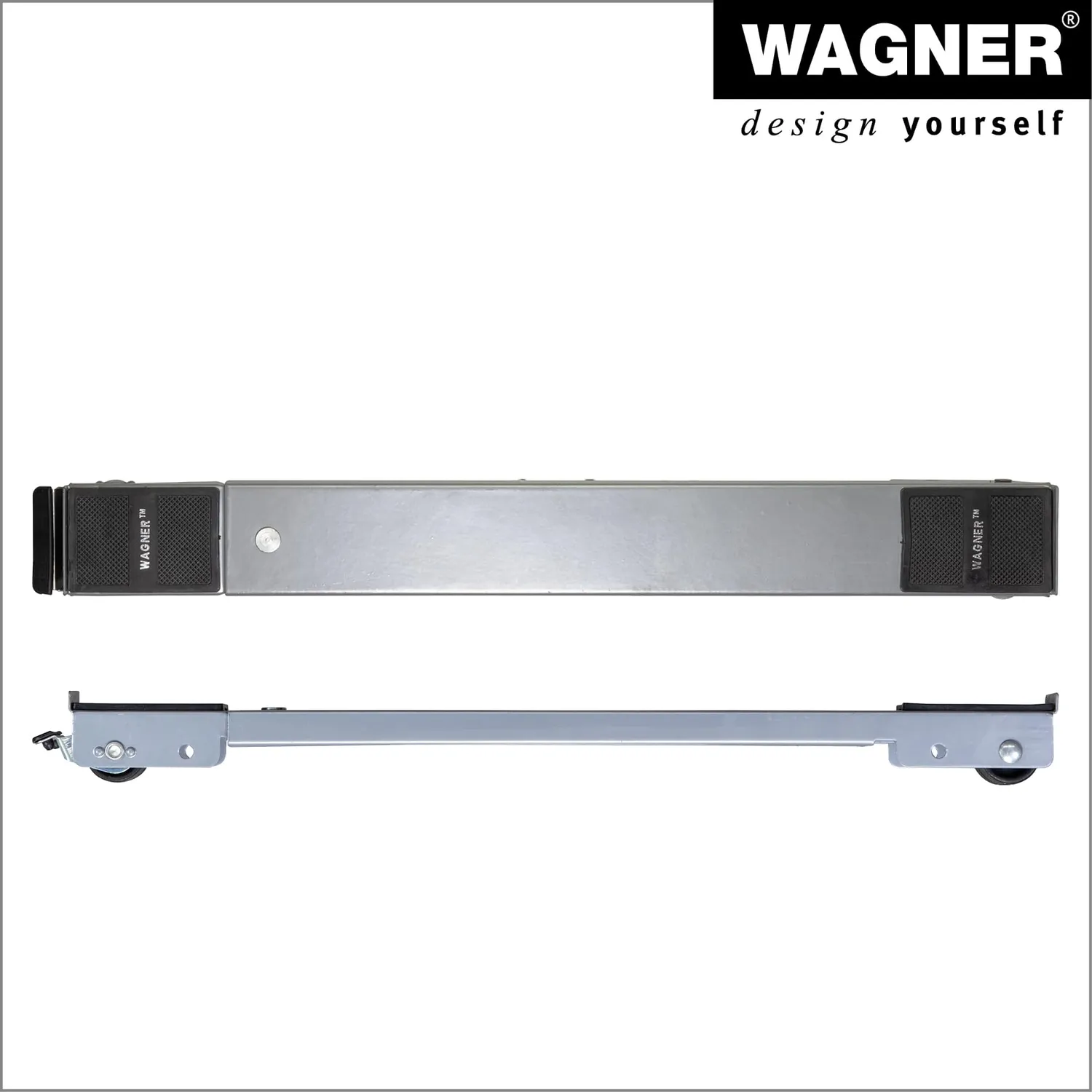 Wagner MM 1197 carrello trasporto argento 2 pezzi