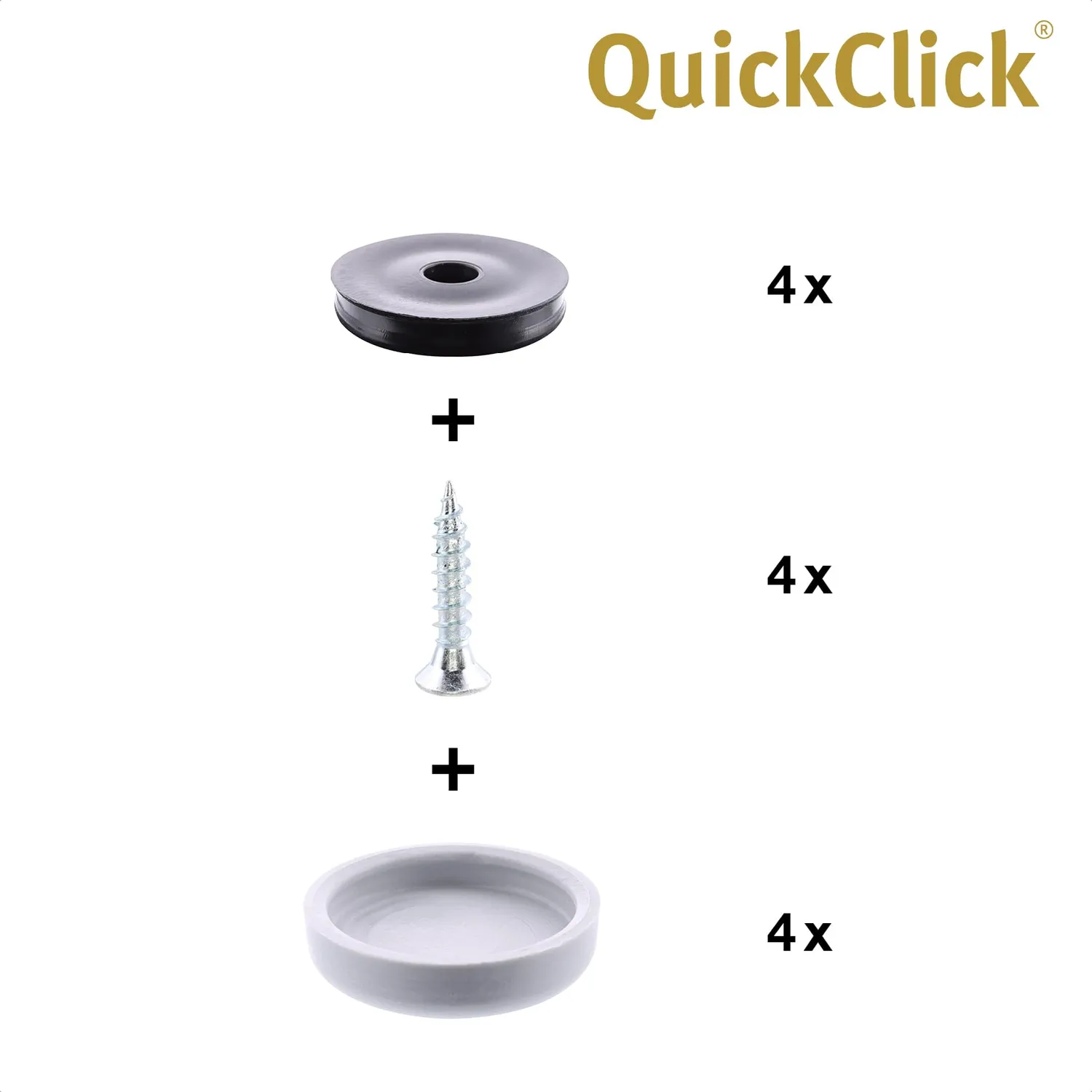 Wagner QuickClick 16791699 feltrini avvitare 17 mm 4 pz
