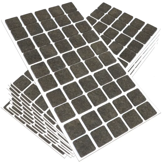 Adsamm feltrini 20x20 marrone quadrati 500 pezzi 3,5 mm