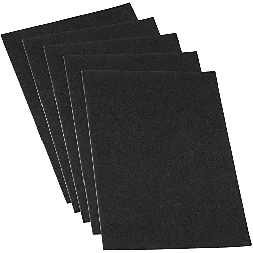 Adsamm Feltro Autoadesivo 200x300 mm Nero 5 Fogli Spesso